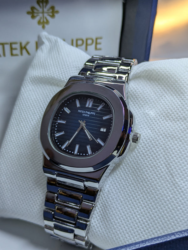 Patek Philippe Nautilus Silver Strap